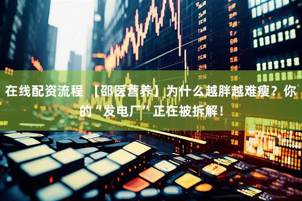 在线配资流程 【邵医营养】为什么越胖越难瘦？你的“发电厂”正在被拆解！
