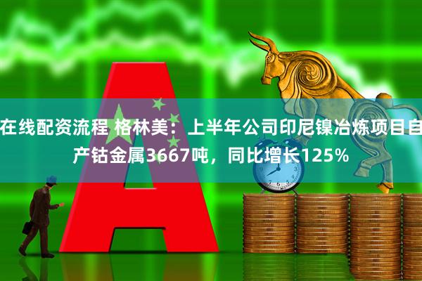 在线配资流程 格林美：上半年公司印尼镍冶炼项目自产钴金属3667吨，同比增长125%